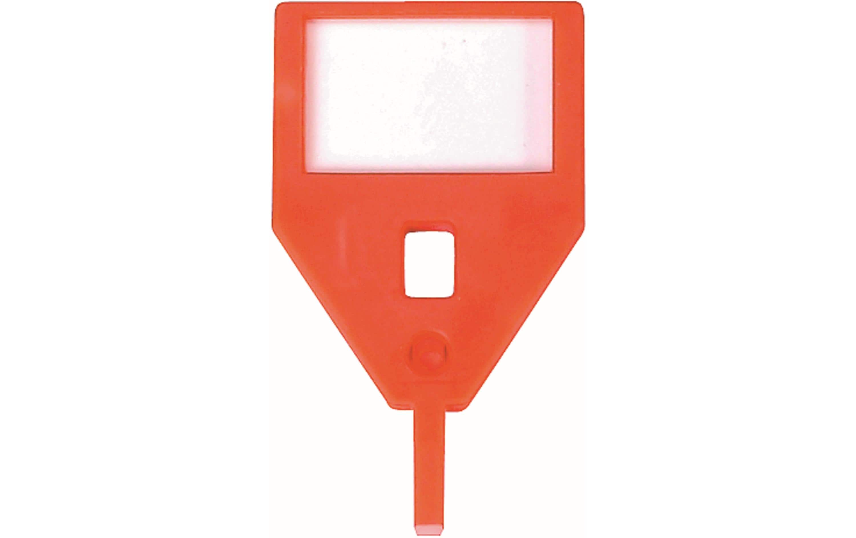 Schlüsselanhänger Visu-Color 10 Stück, OrangeAnhänger für Schlüssel