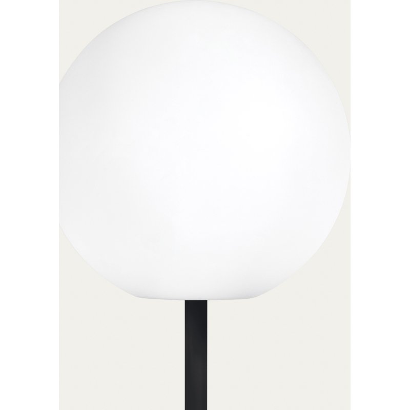 Lampe de table d'extérieure Dinesh en acier noir 40 cm