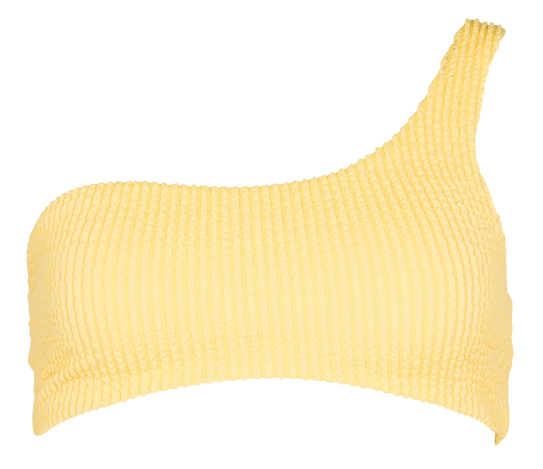 CABOURG - Haut de maillot de bain asymétrique | Jaune