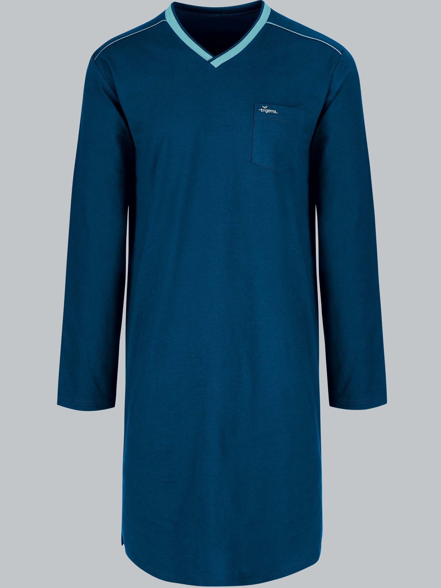 Herren-Nachthemd aus Biobaumwolle (kbA) Saphir-C2C