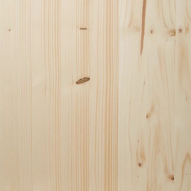 Tablette bois noueux lamelle collée 50 x 200 cm, ép.1,8 cm