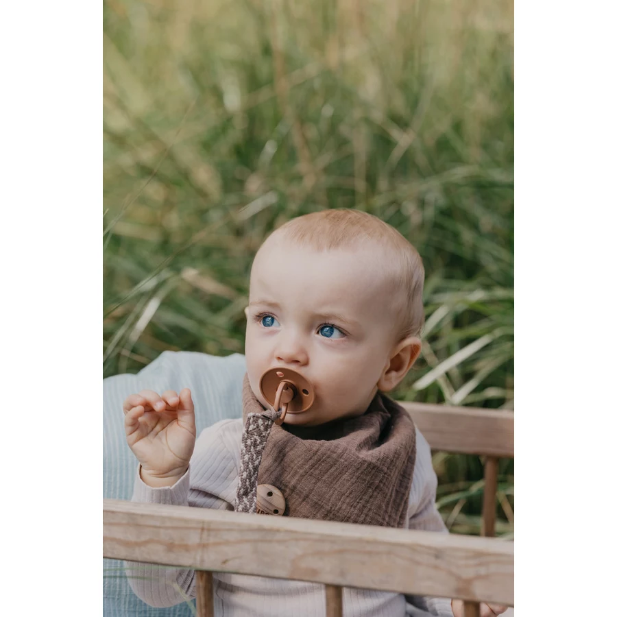 BIBS® Schnullerkette Dark OakVanilla
