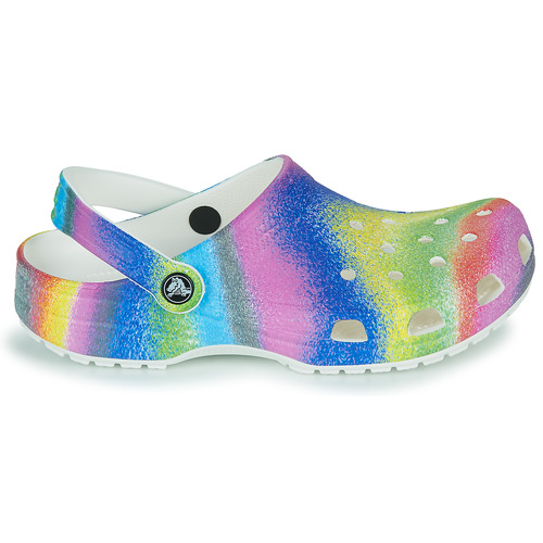 Crocs - CLASSIC SPRAY DYE CLOG K - Blanc / Multicolore