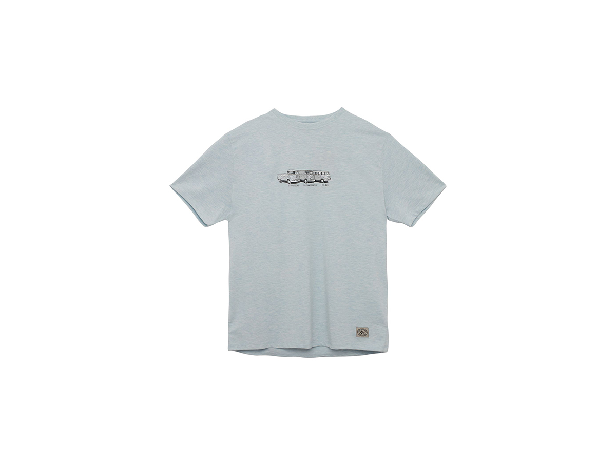 Van One History Triple heren T-Shirt Glacier Blue
