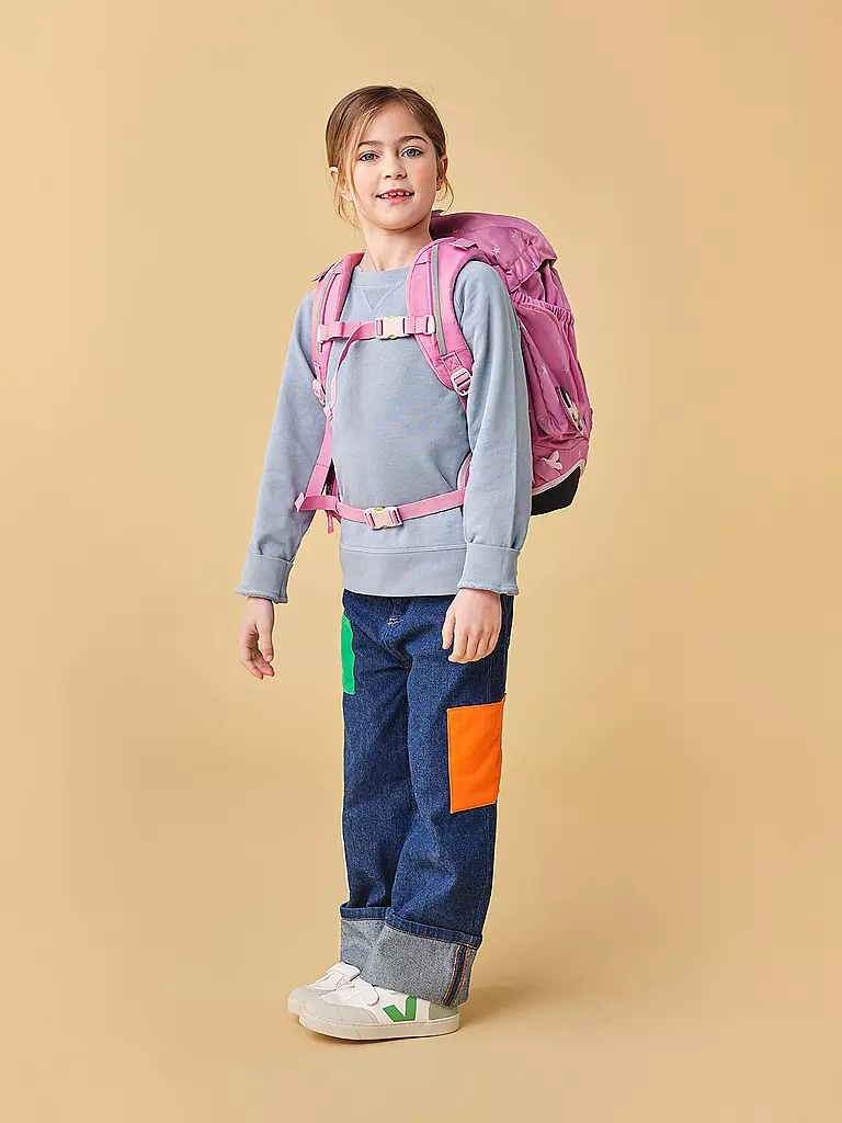 ERGOBAG Schultasche Set 6tlg Pack Wolkenzauber rosa