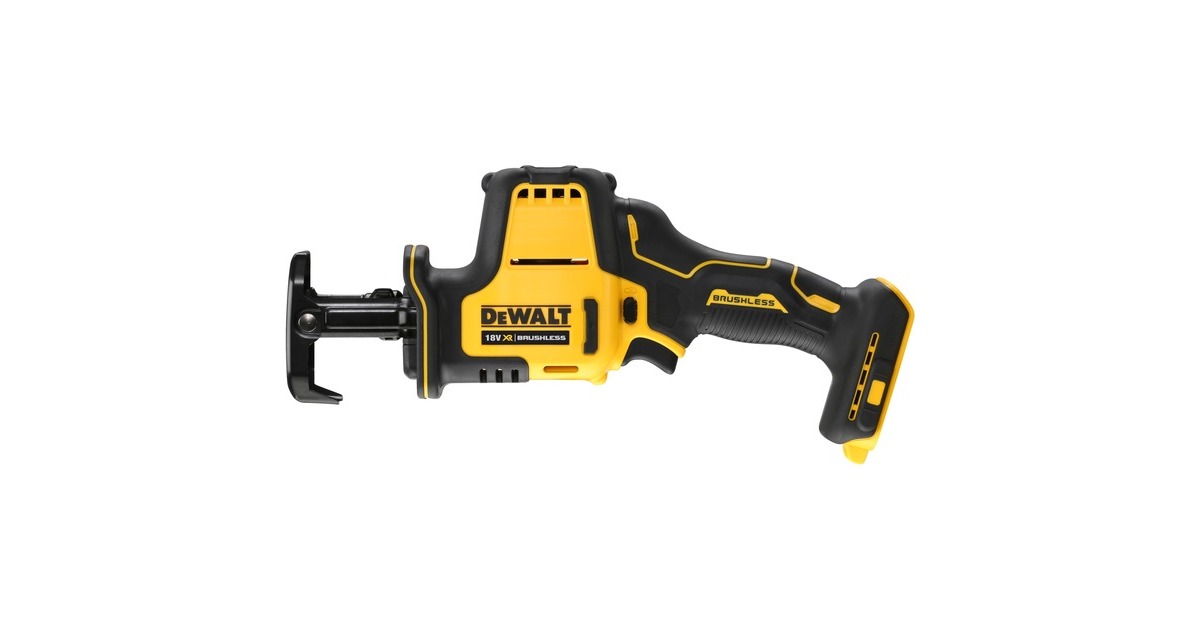 DEWALTDCS369NT-XJ 18V XR Brushless Compacte Reciprozaag  (Geel/zwart, Incl. TSTAK Box II, Accu en oplader niet inbegrepen)