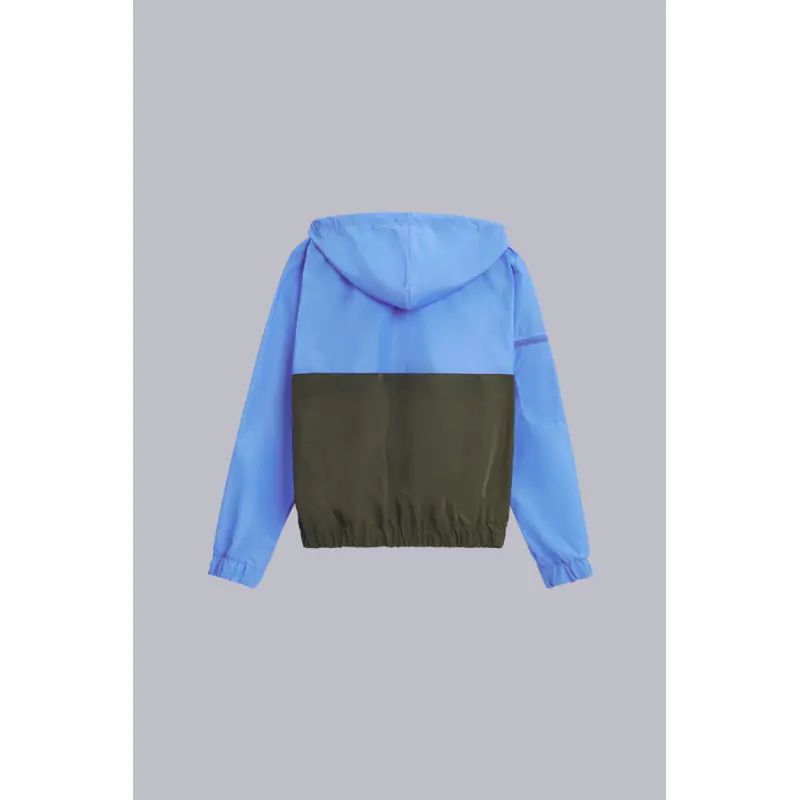 UPCYKICK RAIN JACKET BLEU KAKI VESTE Polyester No Gender