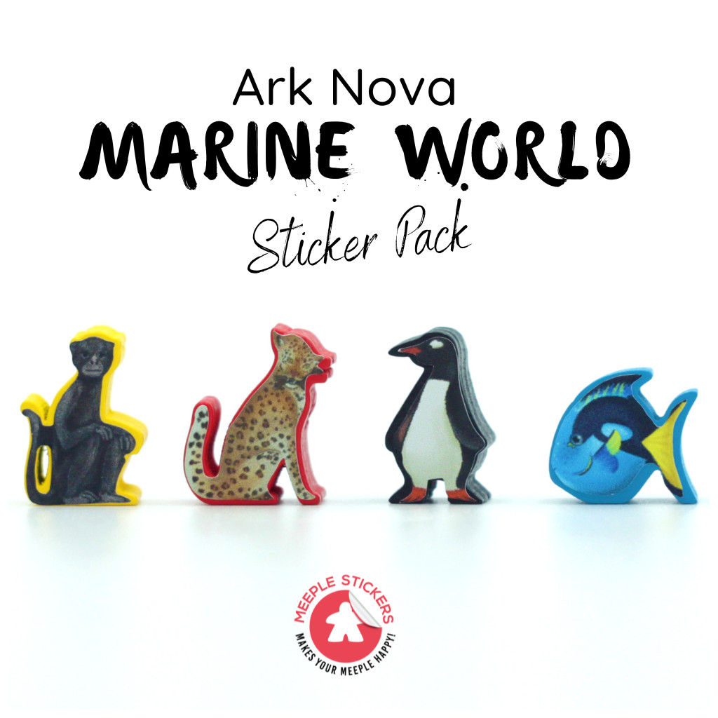 Ark Nova : Mondes Marins - Set d'autocollants
