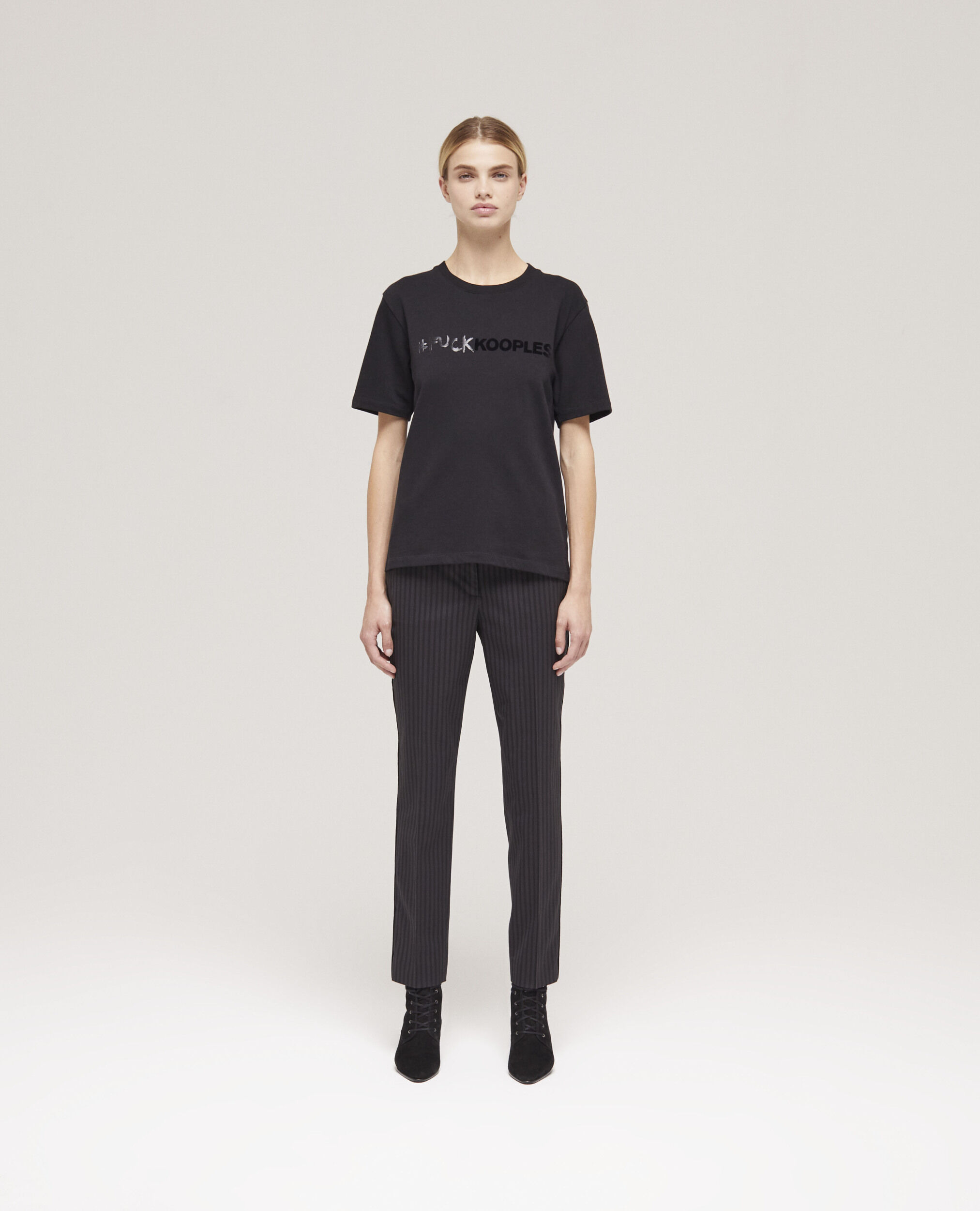 T-shirt logo noir
