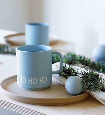 Design Letters Becher - Favourite - Ho Ho Ho - Light Blue