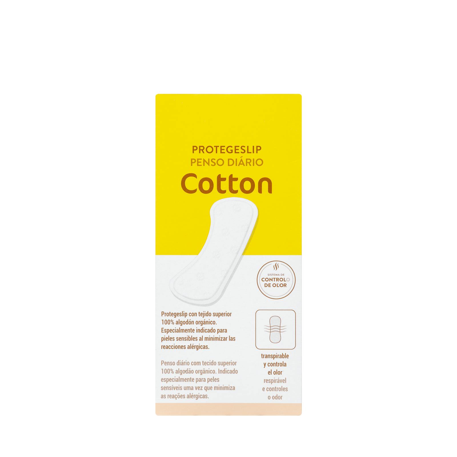 Protège-slip normal en coton Deliplus