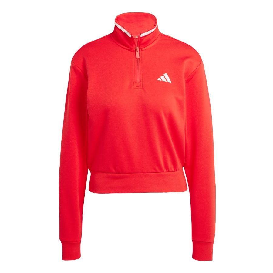 Adidas Veste de survêtement courte molleton à quart de zip Essentials Color Pop