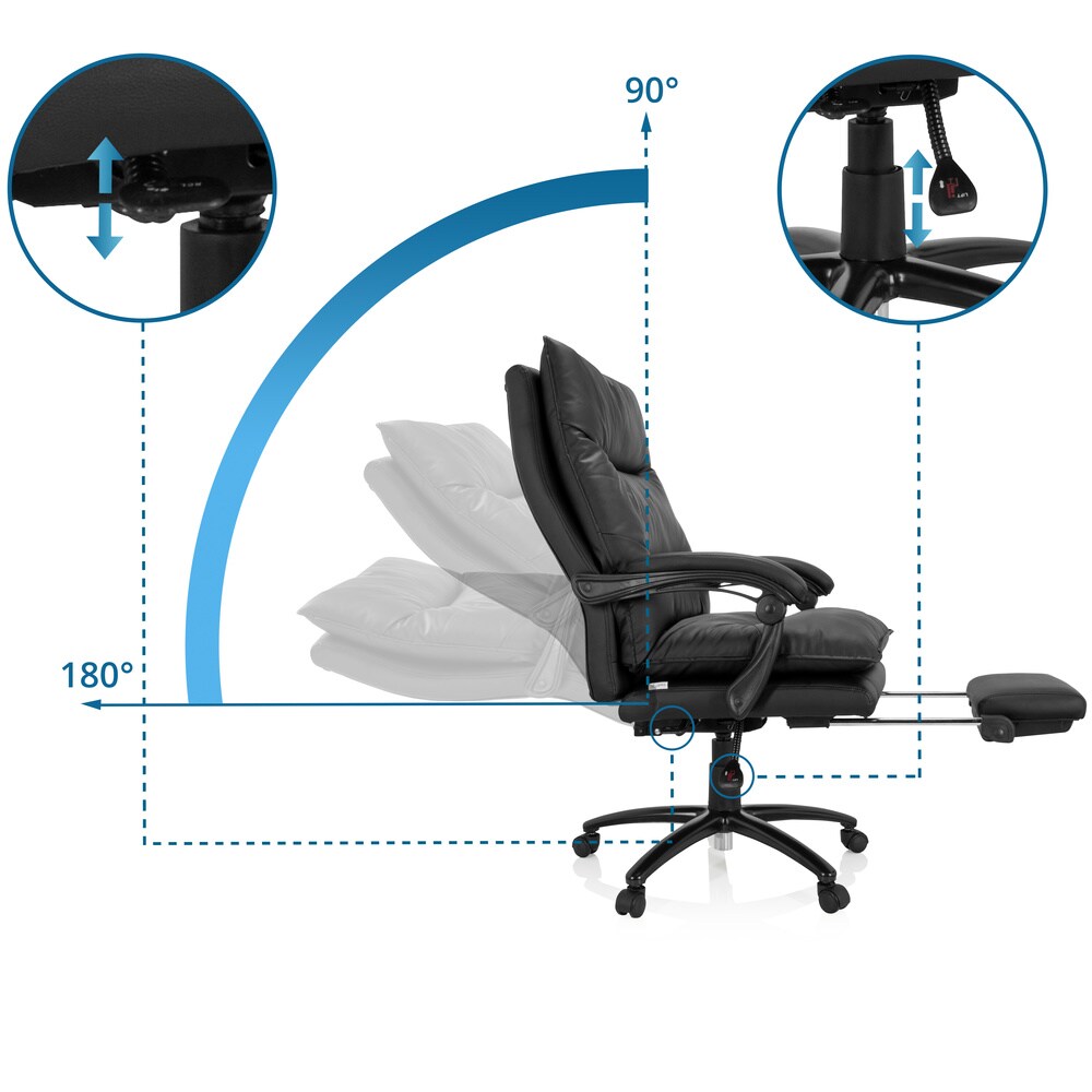 Home Office Chefsessel RELAX CL 200 Kunstleder mit Armlehnen MyBuero