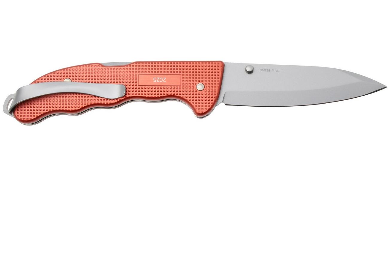 Victorinox Evoke Alox Limited Edition 2025 0.9415.L25, Stone Red, Zwitsers zakmes