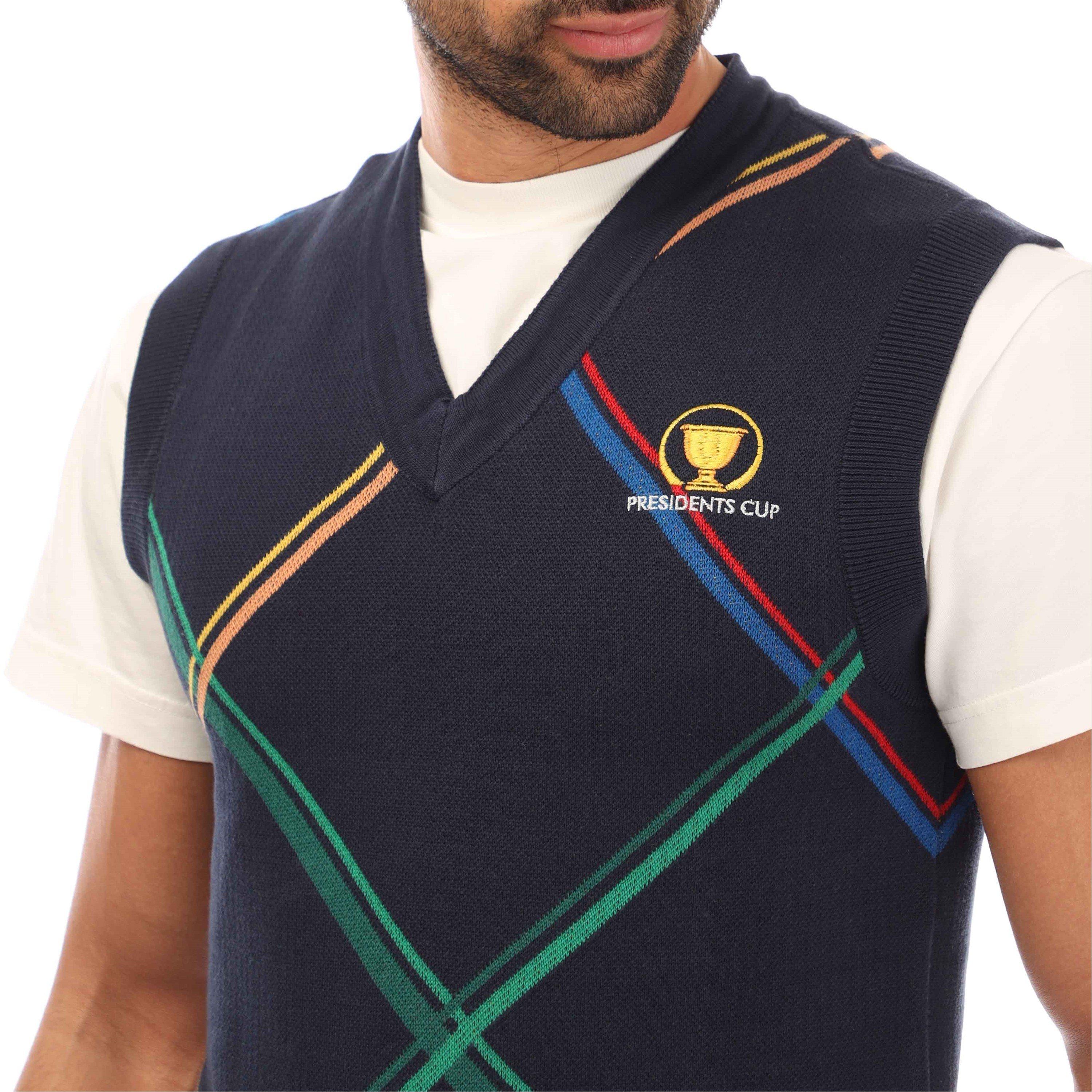 Lacoste Check Sweater Vest