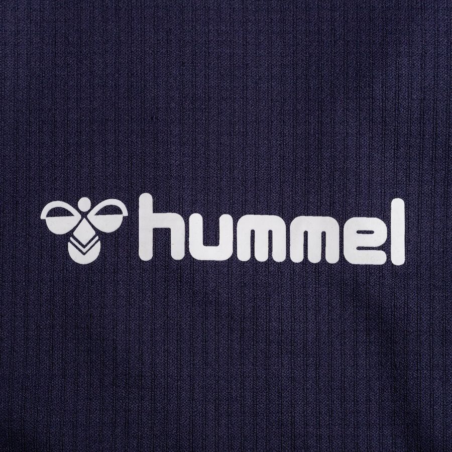 Hummel Maillot d'Entraînement Authentic 1/2 Zip - Bleu Marine/Blanc