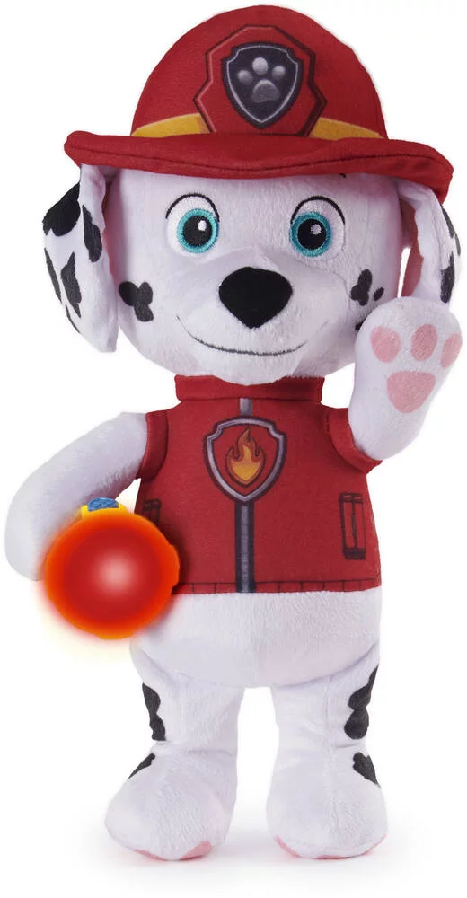 PAT'PATROUILLE - PELUCHE VEILLEUSE MARCUS 30 CM