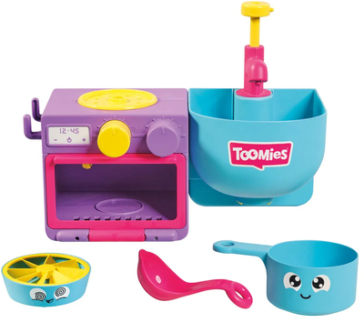 Toomies Bubble & Bake Bathtime Kitchen 2-i-1 Badeleke