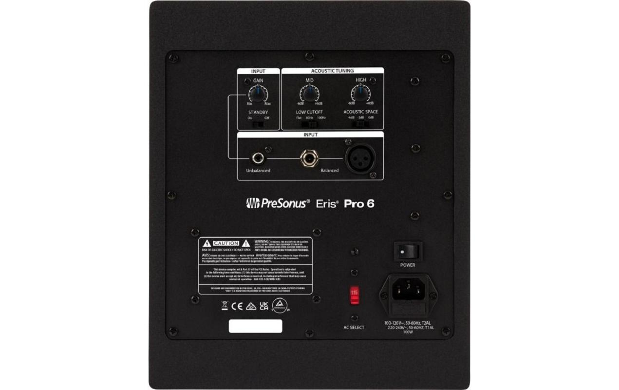 Studiomonitor Eris Pro 6 Schwarz<br>Aktive 6.5