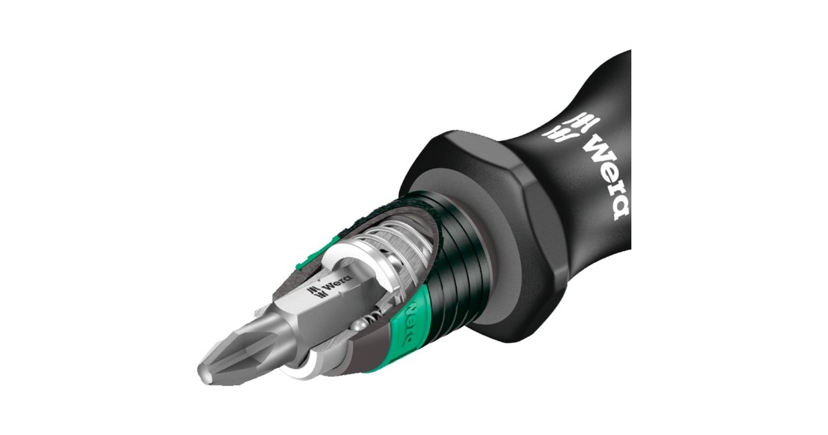 Wera846/8 Verzinkboor bit-set bitset  (Zwart/groen, 8-delig)