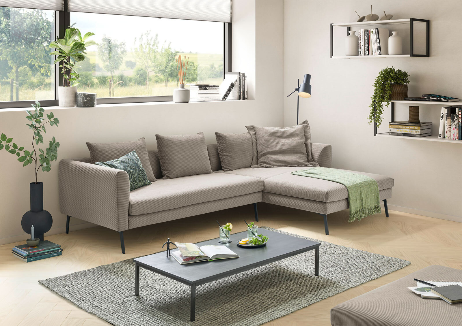 Ole Gunderson Ecksofa AVENIO sand