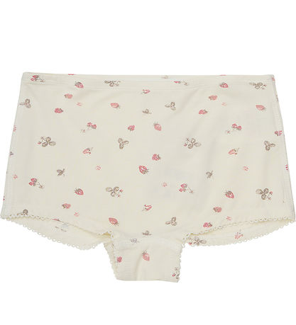 Minymo Hipsters - 2-pak - Viskose - Strawberry Ice m. Jordb?r