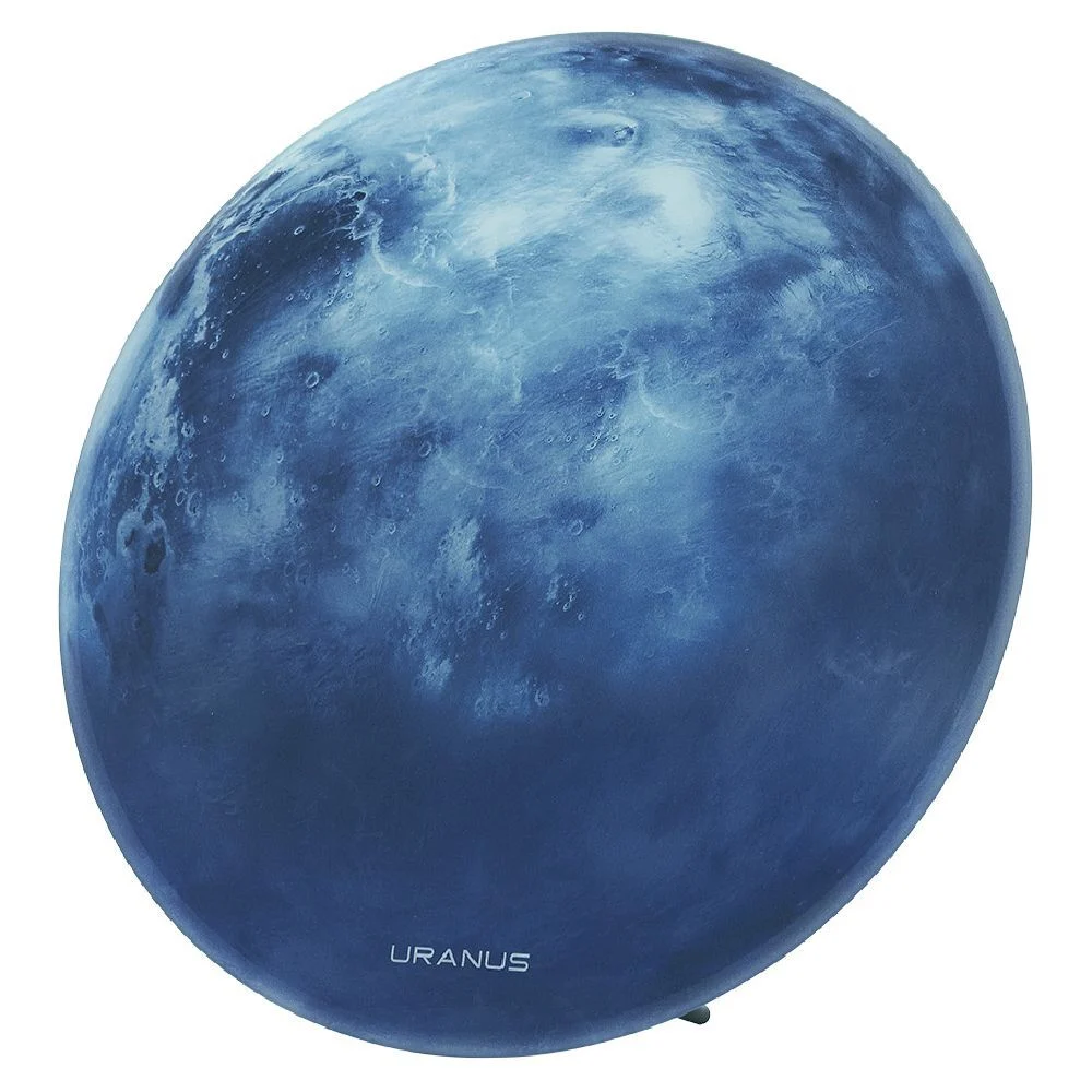 Horloge numérique Uranus effet globe écran LED Ø32cm - heure calendrier température