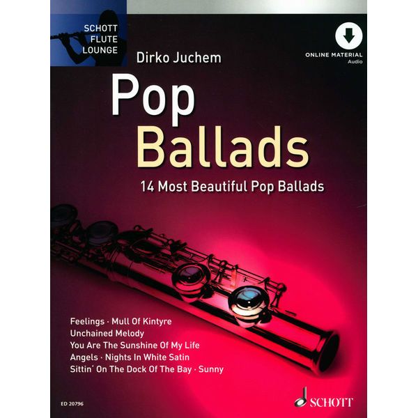 Schott Pop Ballads für Querflöte