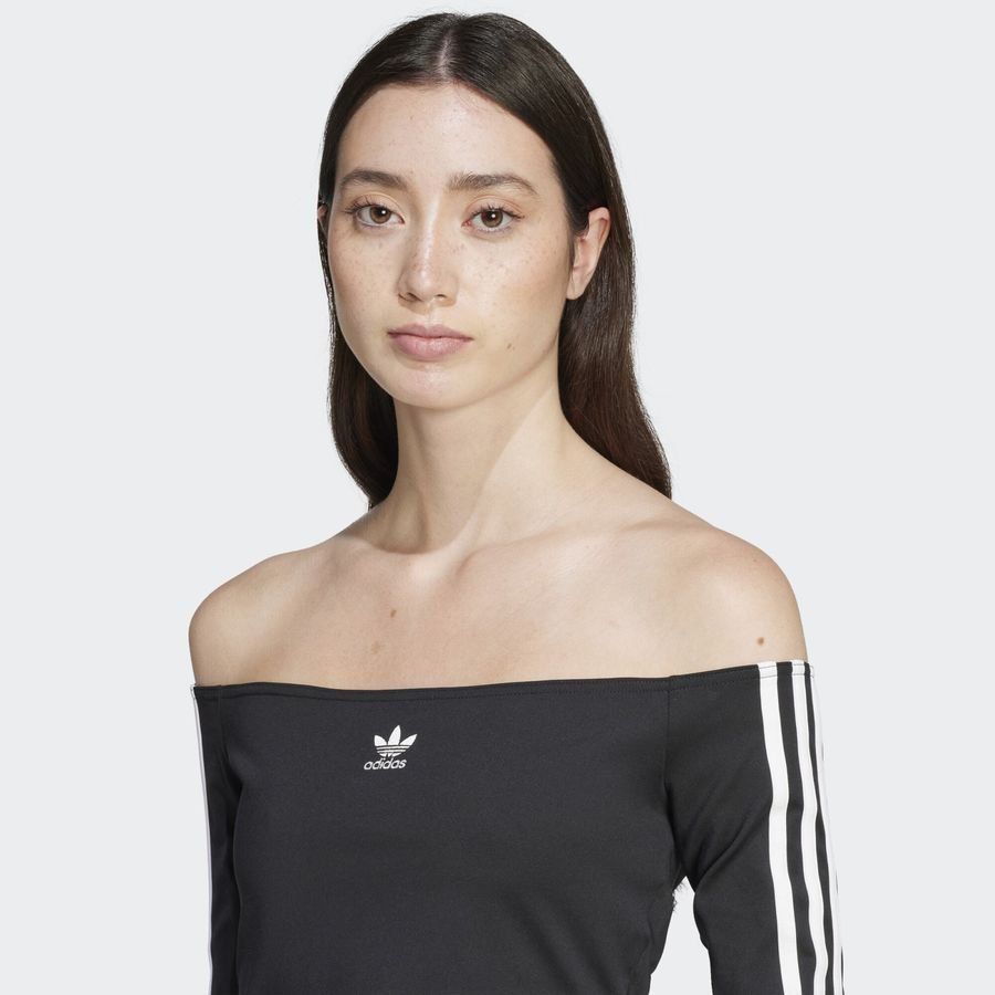 Adidas Original T-shirt manches longues épaules dénudées Adicolor