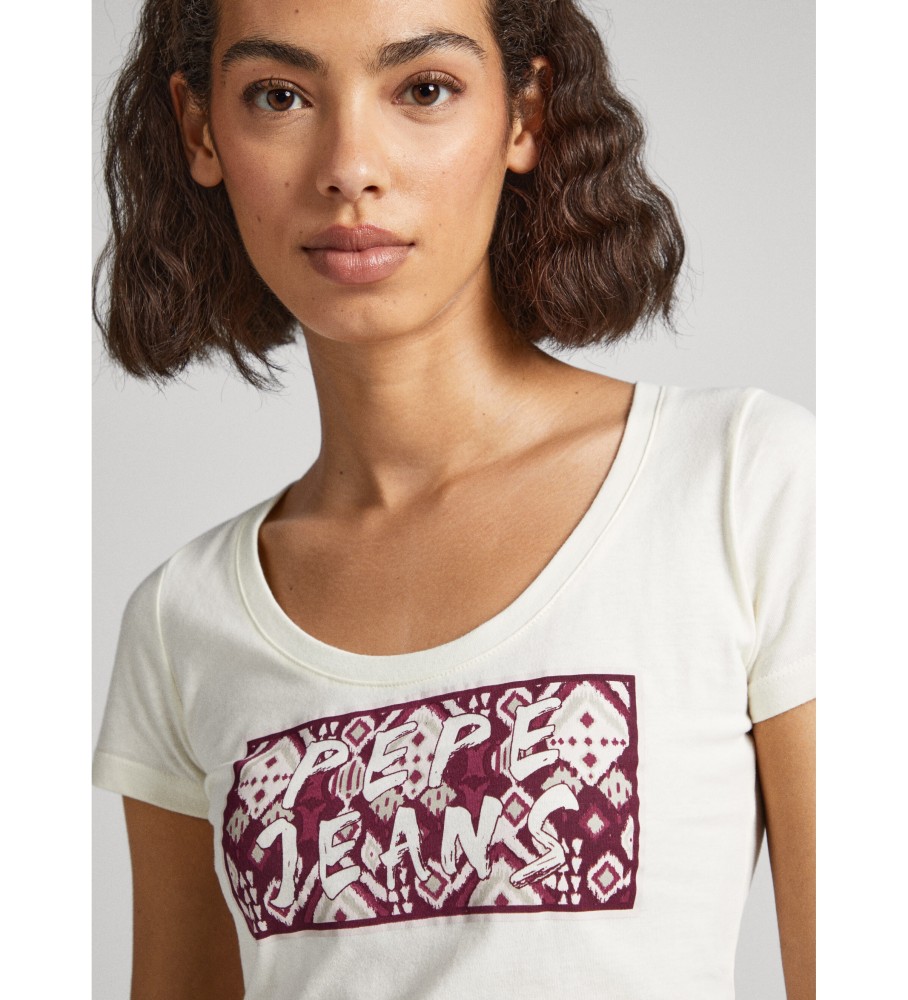 Camiseta Pepe Jeans Brandi, branca