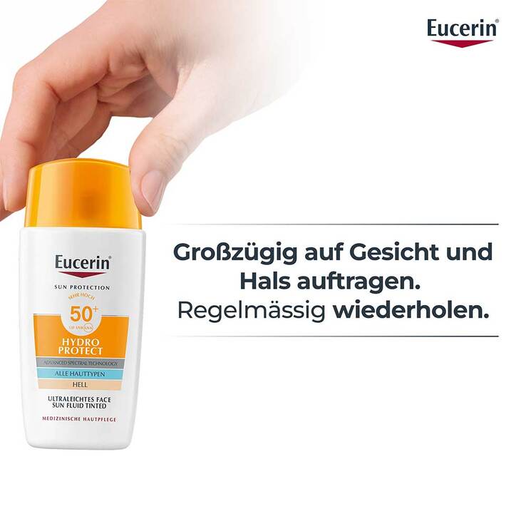 Eucerin Sun Fluid Hydro Protect Face hell LSF 50 + , 50 ml