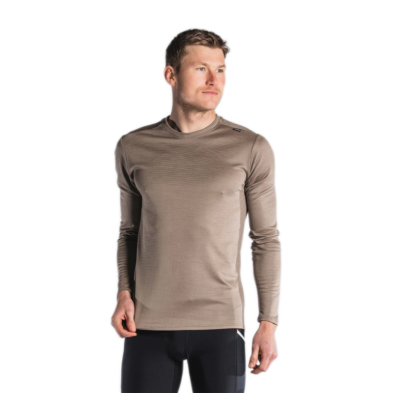 fusion technical langaermet merinould t shirt herre 243 1155 sand