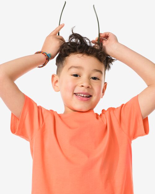 t-shirt enfant orange