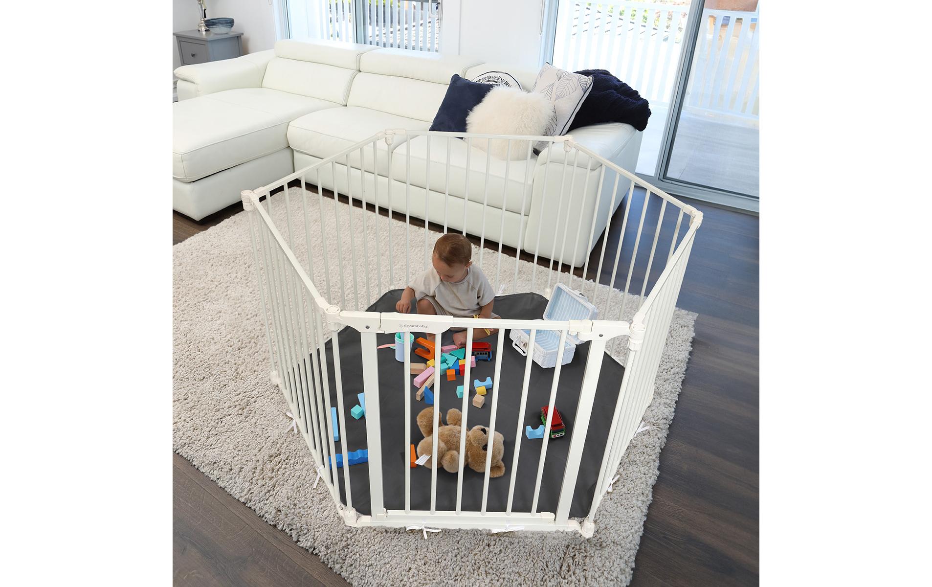 Laufgitter Discovery 6 Paneele Converta Weiss<br>Laufgitter vielseitig einsetzbar