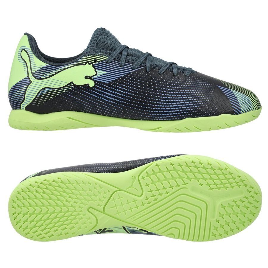 PUMA Future 7 Play IT Lights Out - Gray Skies/Violet/Fizzy Apple/Blanc Enfant