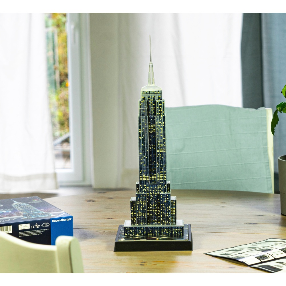 Ravensburger Empire State Building Nachtedition 216-teiliges 3D-Puzzle