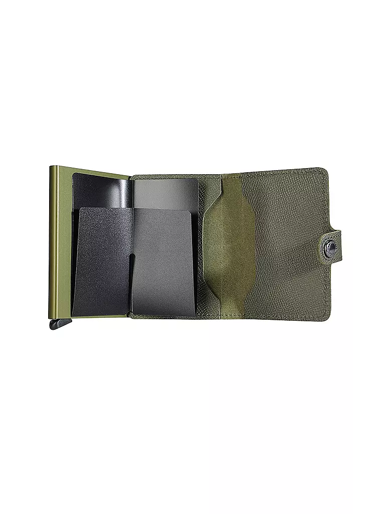 SECRID Geldbörse - Miniwallet Crisple Mini kelp olive