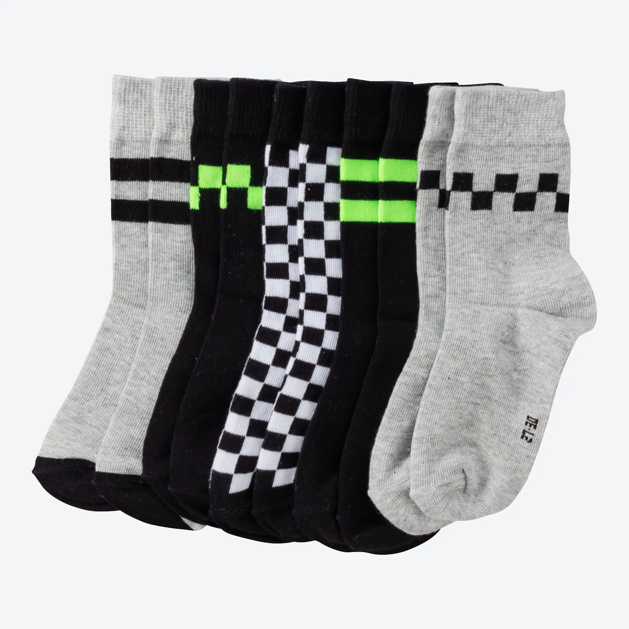 Jungen-Socken mit Baumwolle, 5er Pack