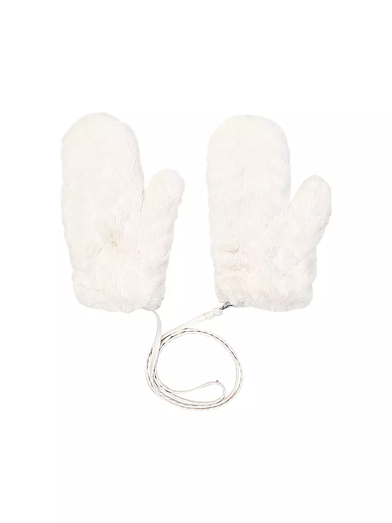 MARC CAIN Handschuhe in Felloptik grau