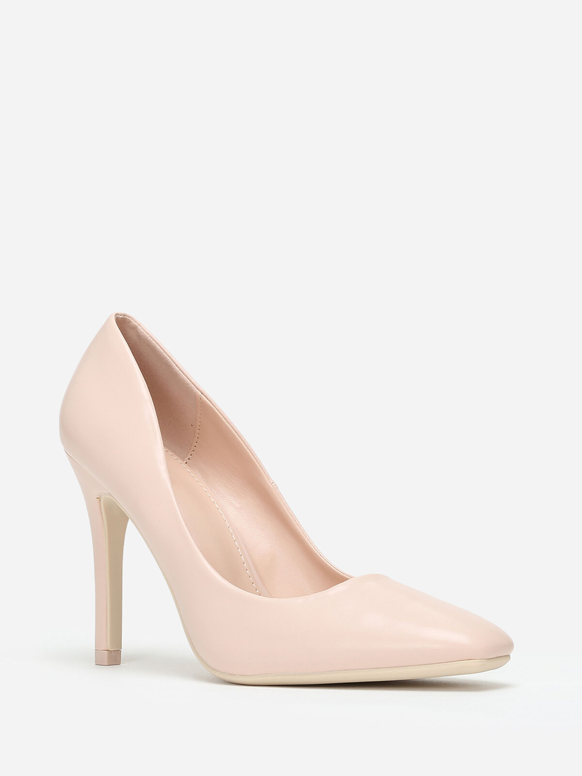 Stilettos à bout carré- Beige