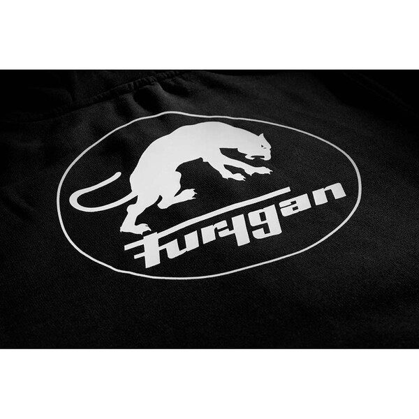 Furygan - Sweat zippé à capuche Corpo Noir / Blanc