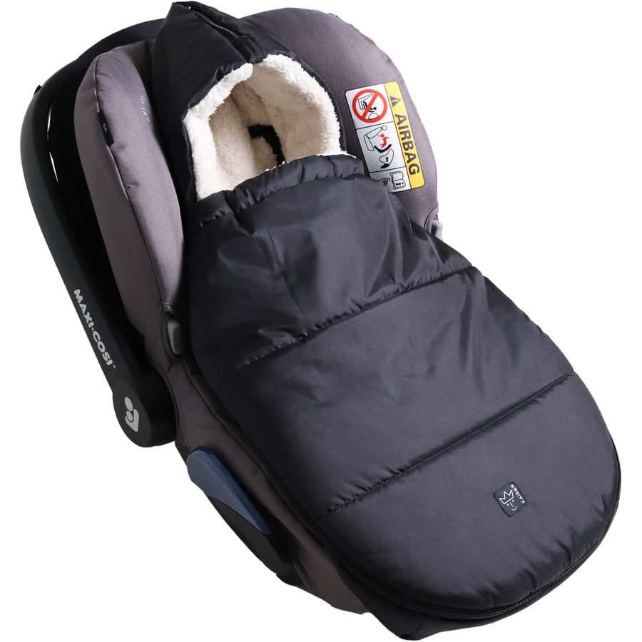 Kaiser Winterfußsack HOODY 2.0 blackcreme