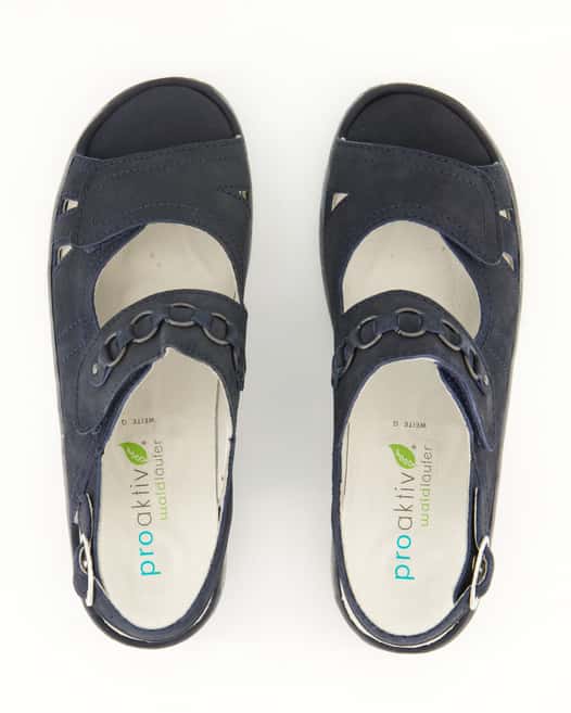 Waldläufer Garda Sandalen in Blau