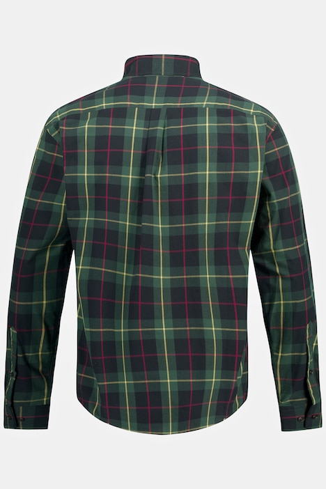 Karohemd, Langarm, Buttondown-Kragen, Modern Fit
