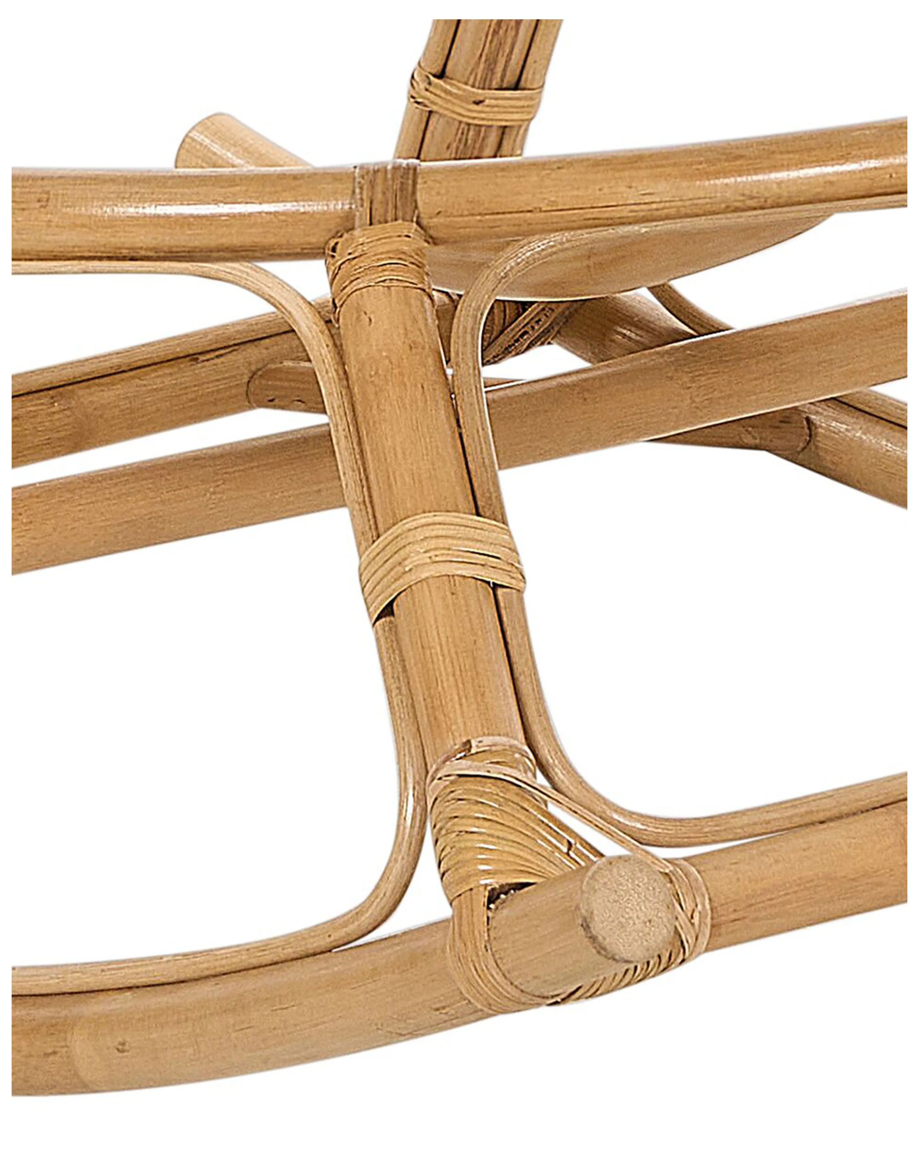 Set van 2 schommelstoelen ORVIETO Rotan Natuurlijk