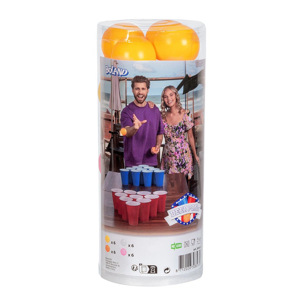 Gekleurde Beer Pong Ballen 24st