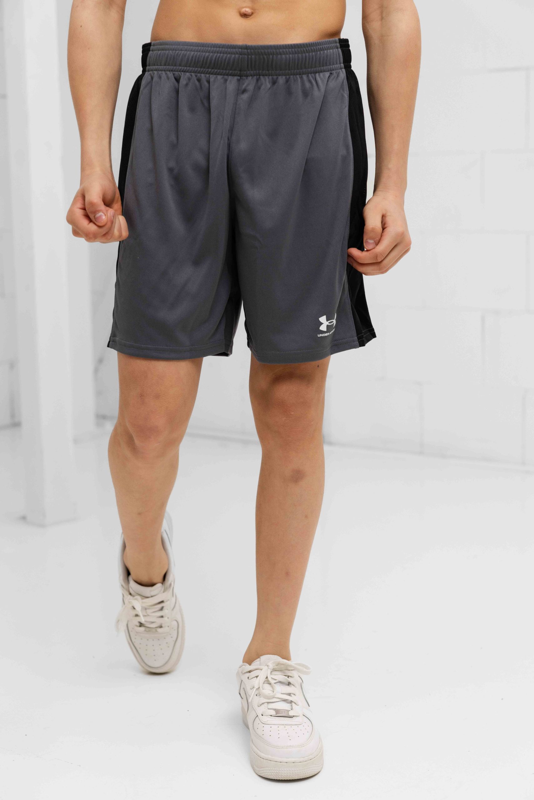 Under Armour Challenger Knit Korte Broek Kids Grijs