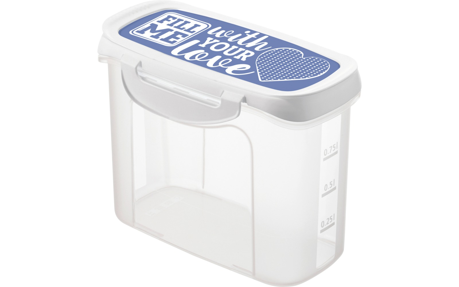 Streudose 1 l CLIC & LOCK horizon blue