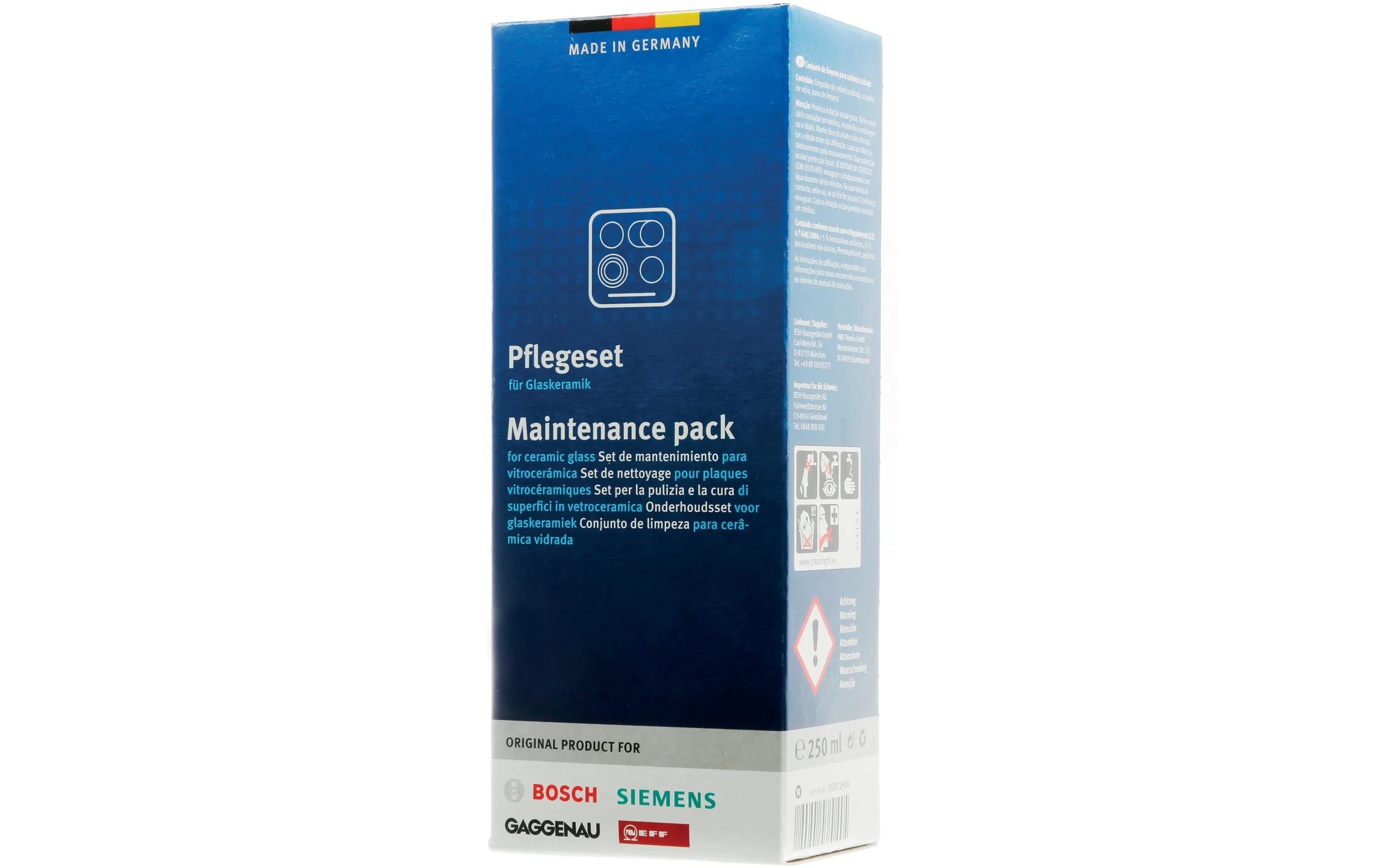 Glasreiniger 250 mlPflegeset für Glaskeramik-Kochfelder