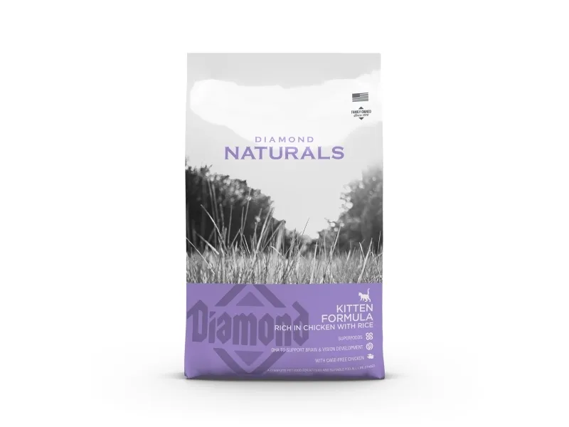[OUTLET] - Diamond Naturals Kitten Chicken with Rice 7,5 kg - Bedst før 1/4-2025